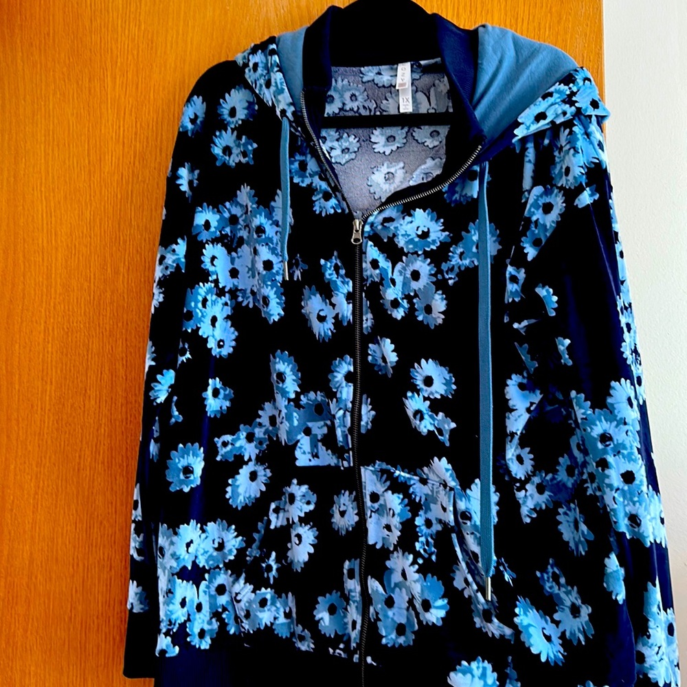 Lularoe velour hoodie